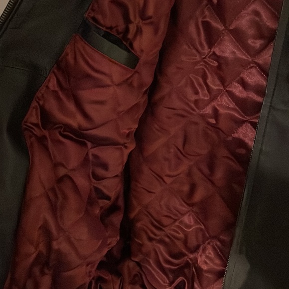 Arizona Cardinals men’s large leather jacket with Diamond stitch lining - Picture 5 of 8